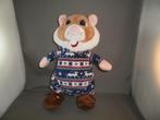 ah hamster in onesie  33 cm met bruine sloffen velours, Nieuw, Overige typen, Ophalen of Verzenden