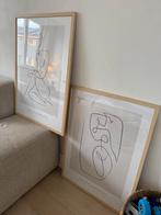 2 lijsten met desenio posters, Ophalen, Zo goed als nieuw, Hout, Minder dan 50 cm