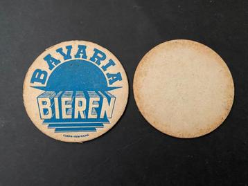 Bavaria bieren bierviltjes jaren 50 rood en blauw. beschikbaar voor biedingen