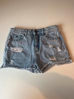 Blauwe denim short met gaten shoeby 146/152, Ophalen of Verzenden, Meisje, Broek