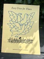 Easy Trios for Flutes – Broekmans & Van Poppel, Gebruikt, Klassiek, Les of Cursus, Dwarsfluit of Piccolo