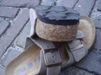 GRATIS VERZENDEN NIEUWE BEIGE BIRKENSTOCK SLIPPERS MT 36, Slippers, Verzenden, Beige, Nieuw
