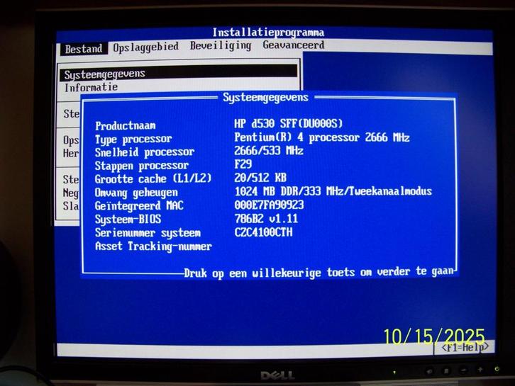 Moederbord van HP D530 PC, Computers en Software, Moederborden, Gebruikt, Intel, DDR, Ophalen of Verzenden
