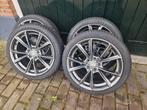 Audi A3 Winterbanden Hankook - Complete Set, 18 inch, Gebruikt, Banden en Velgen, Personenwagen