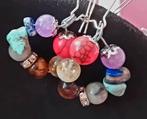 Handgemaakte Oorbellen met Edelstenen, Sieraden, Tassen en Uiterlijk, Overige materialen, Hangers, Overige kleuren, Nieuw