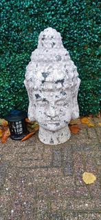 Boeddhabeelden van massief steen ..., Tuin en Terras, Tuinbeelden, Ophalen, Zo goed als nieuw, Steen, Boeddhabeeld