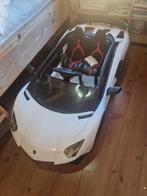 Grote elektrische lamborghini kinderauto + afstandsbediening, Kinderen en Baby's, Ophalen, Gebruikt