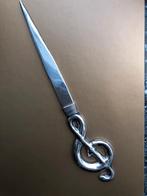 briefopener. zilver met vioolsleutel erop, Ophalen of Verzenden