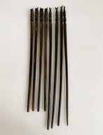 Vintage Set Sushi Stokje Hout Houtsnijwerk 7,50 SET, Ophalen of Verzenden