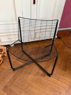 Zwarte draad stoel, Huis en Inrichting, Stoelen, Ophalen, Zwart, Metaal, Eén