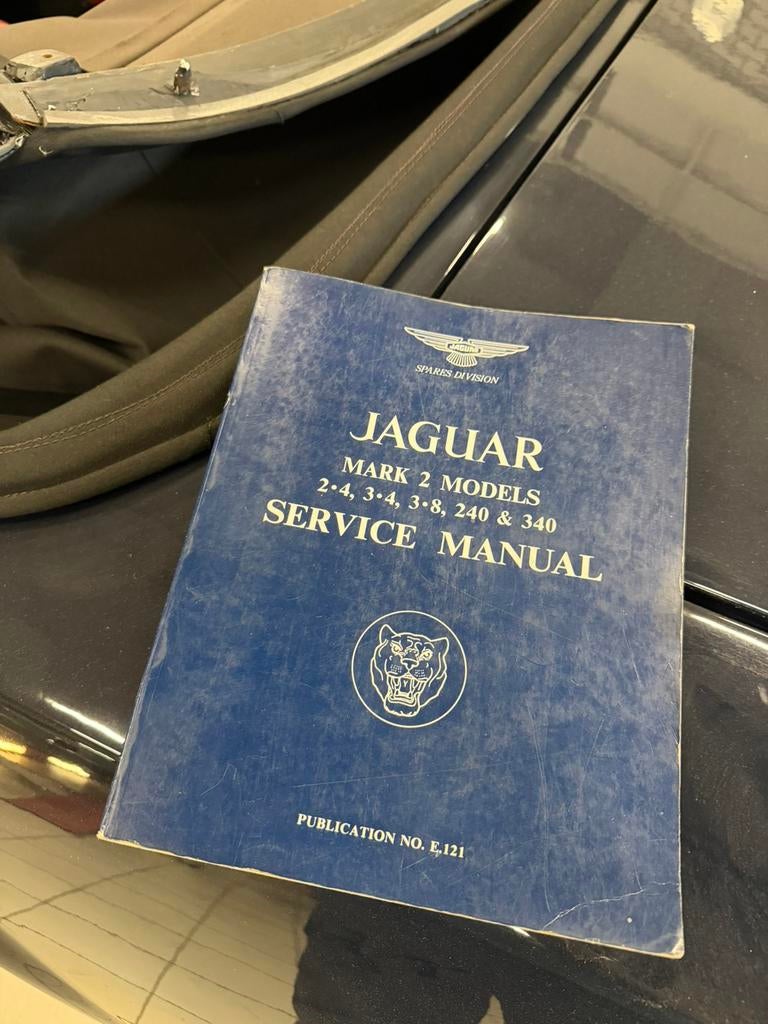Jaguar MK2 Service + Parts boeken, Ophalen of Verzenden, Gelezen, Overige merken