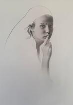 Originele GROTE tekening 50x70 cm, Ophalen