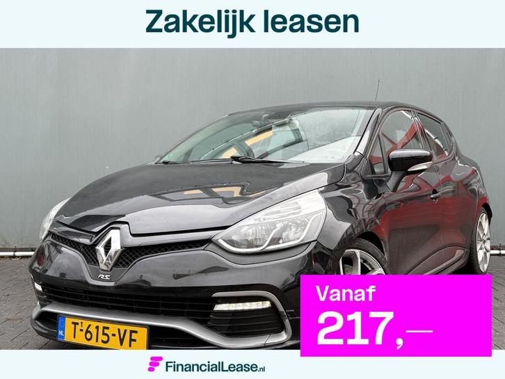Renault Clio BWJ 2016 1.6 200 PK R.S AUTOMAAT | LEER | STOEL, Auto's, Renault, Bedrijf, Lease, Financial lease, Clio, ABS, Achteruitrijcamera