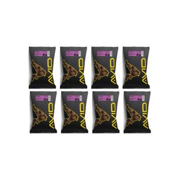 8 PACK | Avid Monster Crab & Plum Boilies 20mm 1kg beschikbaar voor biedingen