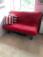 Innovation living slaapbank in prima staat, Ophalen, Rood, Tweepersoons, 140 cm