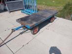 Te koop: nette industriële trek-aanhanger met dissel, Doe-het-zelf en Verbouw, Ophalen, Zo goed als nieuw