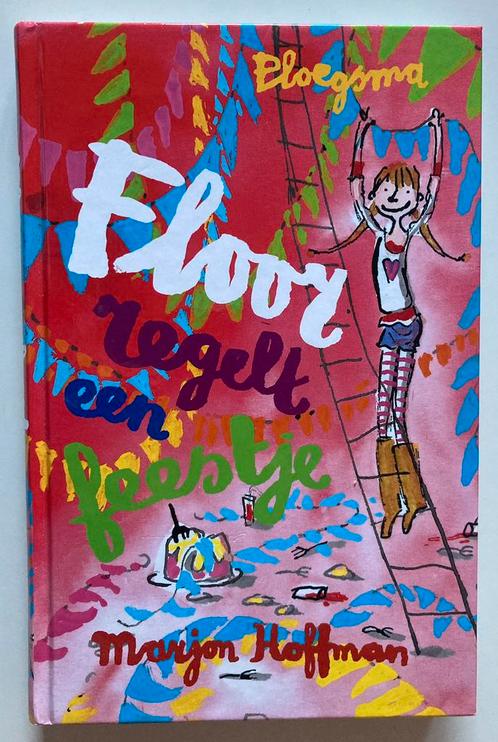 Floor regelt een feestje - Marjon Hoffman, Boeken, Kinderboeken | Jeugd | 10 tot 12 jaar, Gelezen, Ophalen of Verzenden