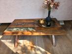 Salontafel sloophout, Huis en Inrichting, Gebruikt, 100 tot 150 cm, Minder dan 50 cm, Rechthoekig