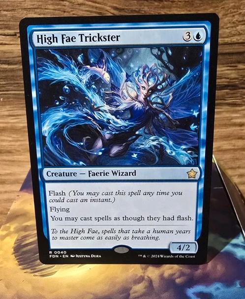 Packfresh High Fae Trickster MTG Magic The Gathering, Hobby en Vrije tijd, Verzamelkaartspellen | Magic the Gathering, Nieuw, Losse kaart