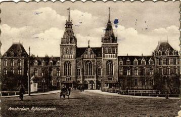 Amsterdam, Rijksmuseum. - volk kar - 1929 gelopen beschikbaar voor biedingen