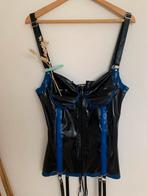 Korset / Latex / Rubber / Maat L, Kleding | Dames, Ondergoed en Lingerie, Body of Korset, Zwart, Verzenden