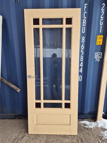 Binnendeur met facet glas-88x211,5cm beschikbaar voor biedingen