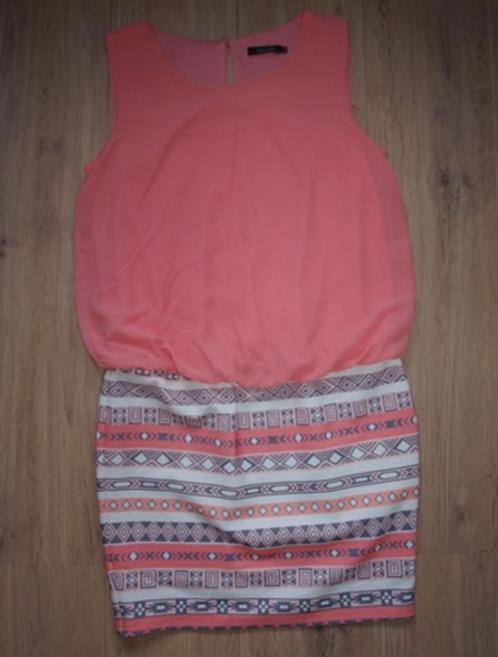 Roze Boho Ibiza Jurk Unika (M), Kleding | Dames, Jurken, Zo goed als nieuw, Maat 38/40 (M), Roze, Knielengte, Ophalen of Verzenden
