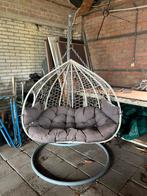 Hangstoel 2 persoons - Comfortabel!, Tuin en Terras, Ophalen, Gebruikt, Wicker