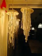 2 kwallen van katoen touw macrame. 1 met lamp., Ophalen of Verzenden, Zo goed als nieuw