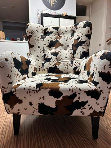Koeienprint Relaxfauteuil of relaxstoel met Kussen beschikbaar voor biedingen