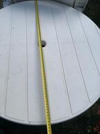 Tuinset: 4 stoelen en ronde tafel, Tuin en Terras, Tuintafels, Ophalen, Gebruikt, Rond, Plastic