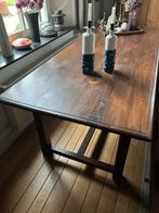 Mooie teak tafel te koop, Ophalen, Koloniaal, 200 cm of meer, 50 tot 100 cm