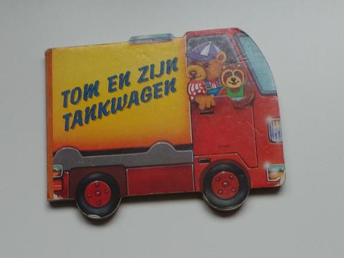 Retro: 2 kartonnen peuterboekjes w.o. Tom en zijn tankwagen, Boeken, Kinderboeken | Baby's en Peuters, Gelezen, 1 tot 2 jaar, Ophalen