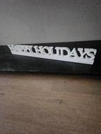 Riviera maison kaarten houder Happy holidays, Ophalen of Verzenden, Zo goed als nieuw