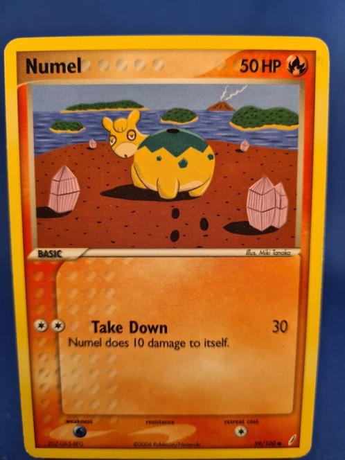 Numel 59/100 - Crystal Guardians, Hobby en Vrije tijd, Verzamelkaartspellen | Pokémon, Gebruikt, Losse kaart, Verzenden