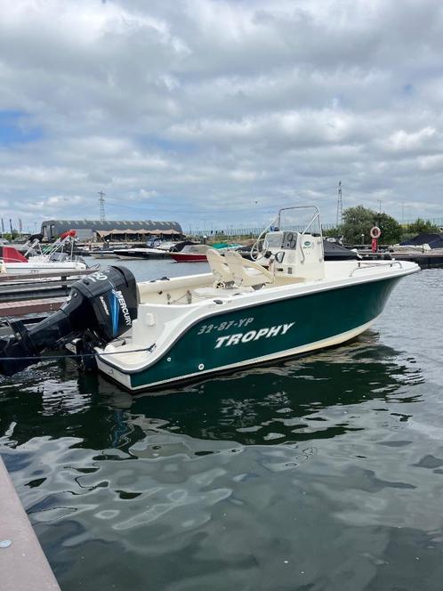 Trophy 1903 CC Amerikaanse consoleboot, Watersport en Boten, Vis- en Consoleboten, Gebruikt, 70 pk of meer, 3 tot 6 meter, Benzine
