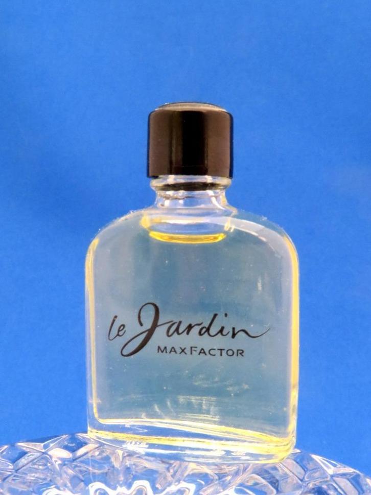 Mini - MAX FACTOR - Le Jardin - 5ml - edt - 4,8cm, Verzamelen, Parfumverzamelingen, Gebruikt, Miniatuur, Gevuld, Ophalen of Verzenden