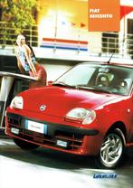 Folder Fiat Seicento (2000), Verzenden, Gelezen, Overige merken