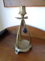 Bronzen Art Nouveau / jugendstill  Kandelaar, Ophalen of Verzenden, Koper of Brons