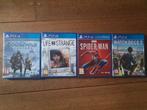 Ps4 games: gow ragnarok, spider man, lis, watch dogs, Spelcomputers en Games, Games | Sony PlayStation 4, Avontuur en Actie, Vanaf 18 jaar
