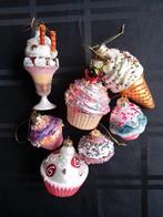Kerstornament kersthanger cupcake ijs ijscoupe, Ophalen, Zo goed als nieuw