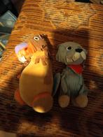 ,5 oude vilt popjes van de FABELTJESKRANT, Verzamelen, Poppen, Ophalen of Verzenden, Gebruikt, Pop