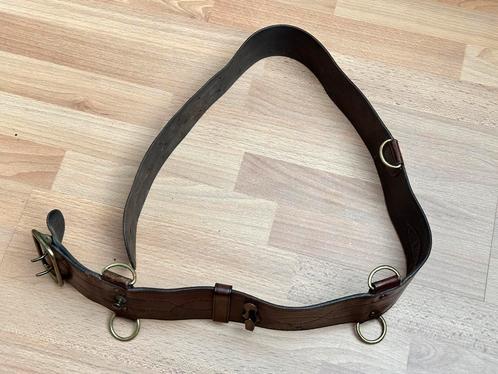 Sam Brown Officiersriem - bokketuig draagriemstel riem, Verzamelen, Militaria | Algemeen, Landmacht, Kleding of Schoenen, Nederland