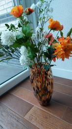 Vazen inclusief zijden bloemen, Huis en Inrichting, Ophalen, Overige kleuren, Minder dan 50 cm, Glas