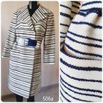 VINTAGE assymmetrische gevoerde jas 3/4 mt 38, Ophalen of Verzenden, Zo goed als nieuw, Maat 38/40 (M), Blauw