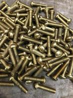 Messing Bolkop Glanzende Boutjes  m4x50 mm oldtimer bentley, Verzenden, Nieuw