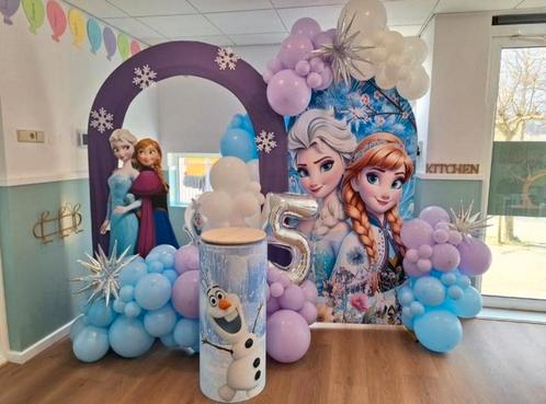 Te huur frozen backdrop, Hobby en Vrije tijd, Feestartikelen | Verhuur, Zo goed als nieuw, Ophalen