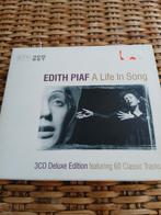 Edith Piaf - A Life In Song - 3CD Deluxe Edition, Ophalen of Verzenden, Zo goed als nieuw, Boxset