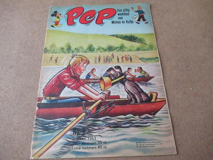 Pep weekblad nr.9 van 1963, Boeken, Stripboeken, Gelezen, Eén stripboek, Verzenden