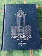 Zangbundel - Joh. De Heer - Editie 1991, Verzamelen, Religie, Ophalen of Verzenden, Boek, Christendom | Protestants